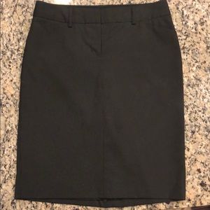 Express Pinstripe Black Pencil Skirt, Size 0